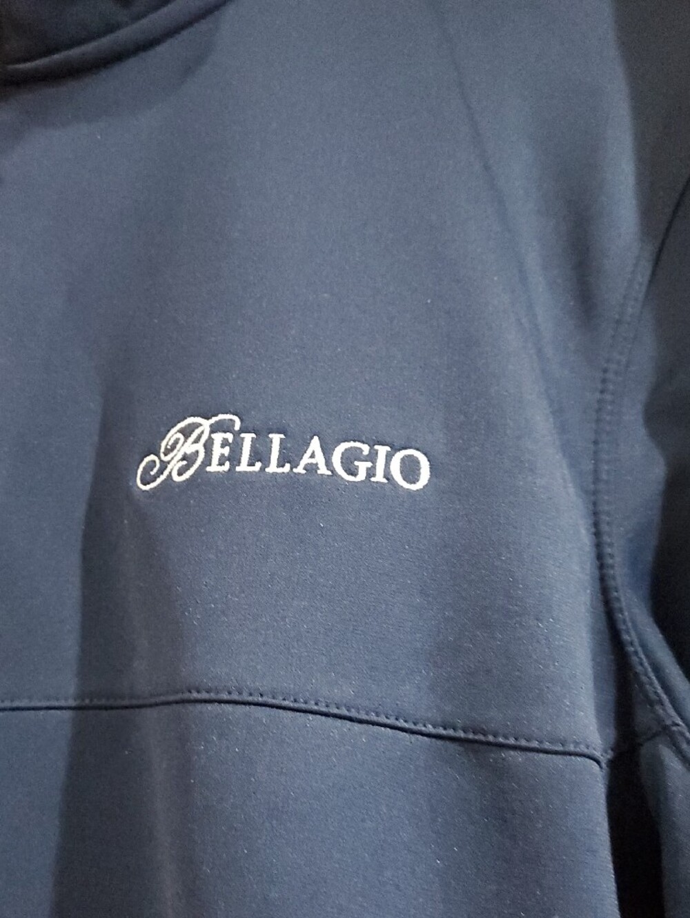 Bellagio Navy Quarter-Zip Pullover NikeGolf Sporty Athleisure Las Vegas Casino - Picture 3 of 7